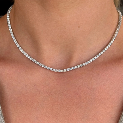 ROUND  TENNIS NECKLACE - M&D Signature Jewels