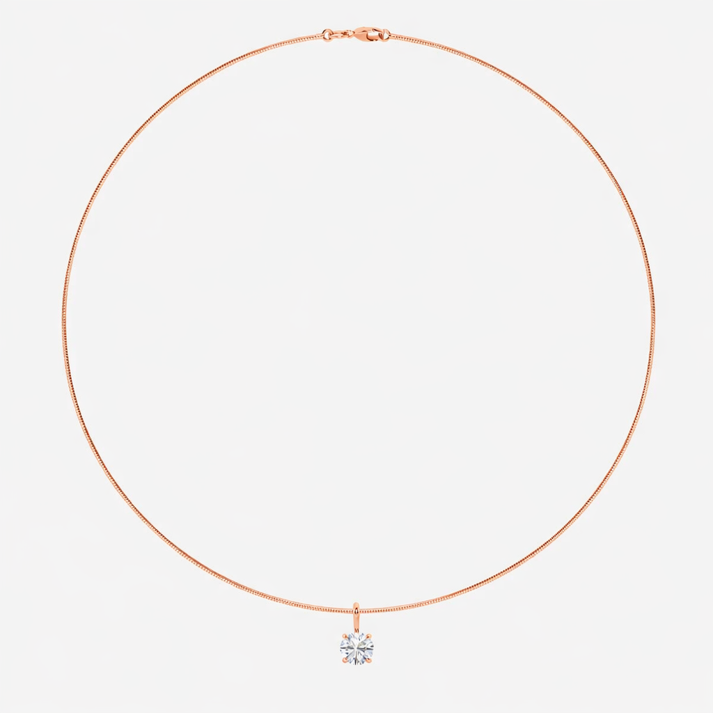 ROUND OMEGA NECKLACE