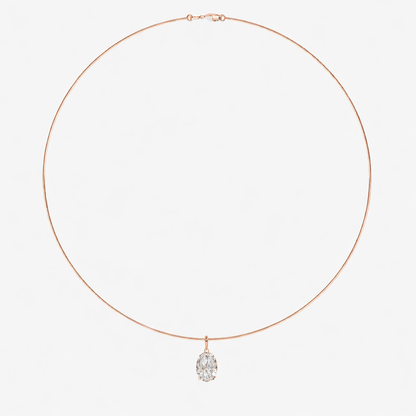 OVAL OMEGA NECKLACE - M&D Signature Jewels