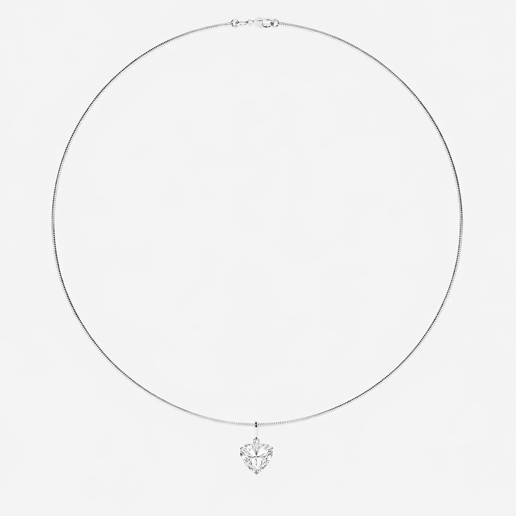 HEART OMEGA NECKLACE - M&D Signature Jewels
