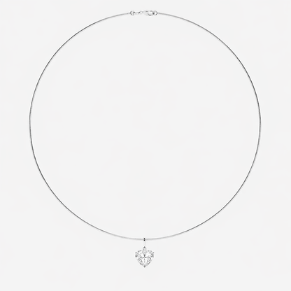 HEART OMEGA NECKLACE - M&D Signature Jewels