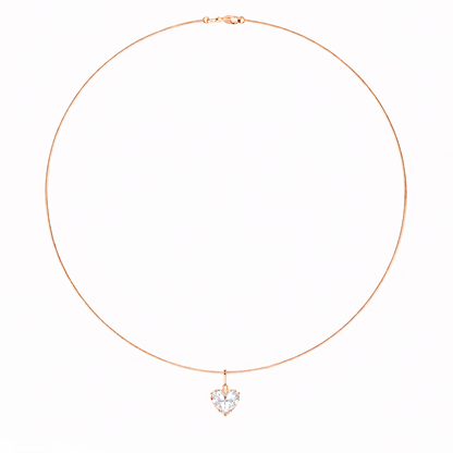 HEART OMEGA NECKLACE - M&D Signature Jewels