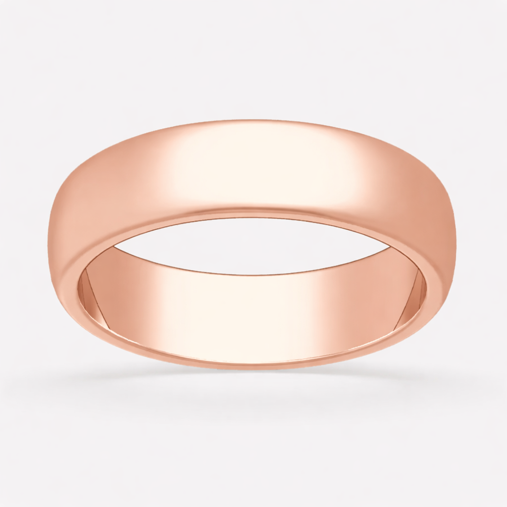6MM PLAIN MENS BAND - M&D Signature Jewels