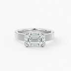 EMERALD EAST WEST RING
