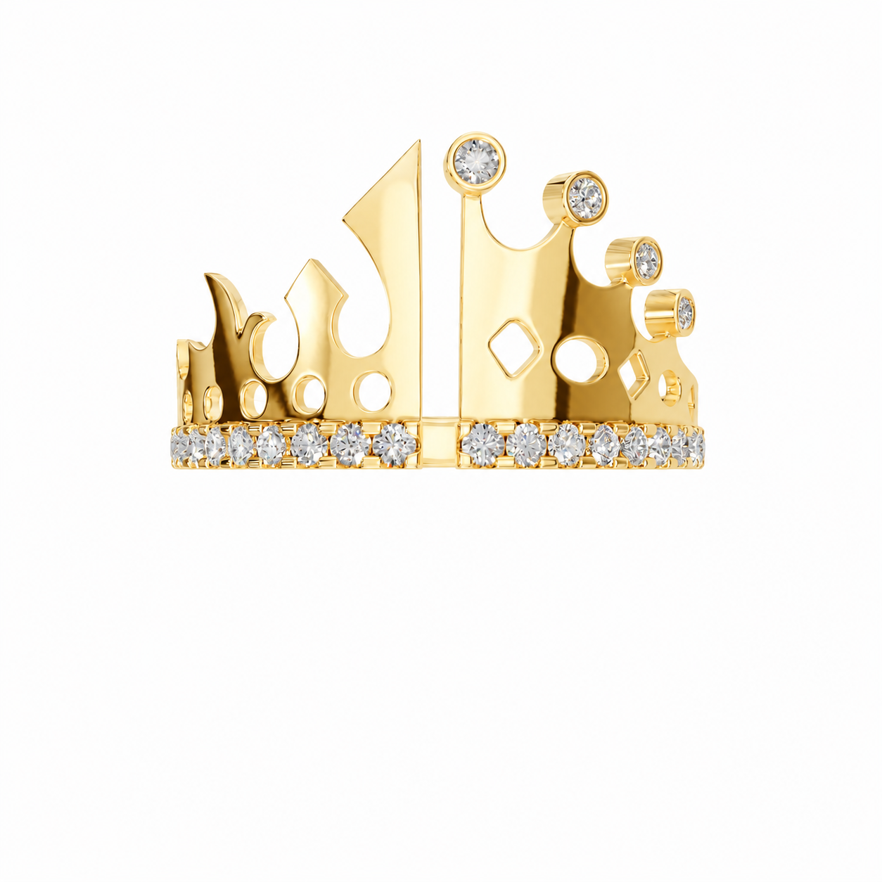 ROUND CROWN WEDDING BAND