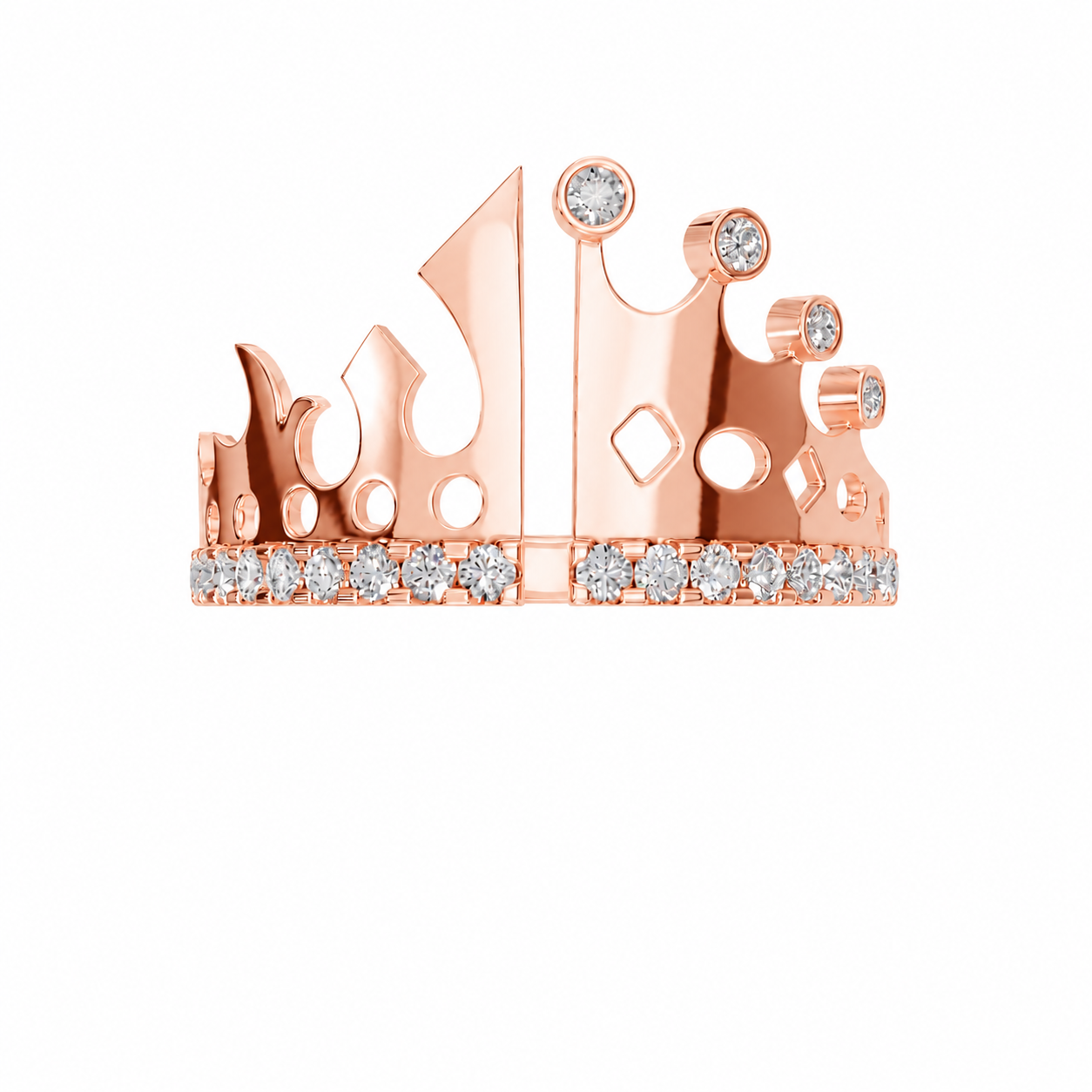 ROUND CROWN WEDDING BAND
