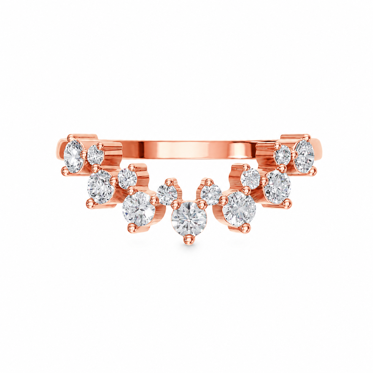 ROUND FANCY WEDDING BAND