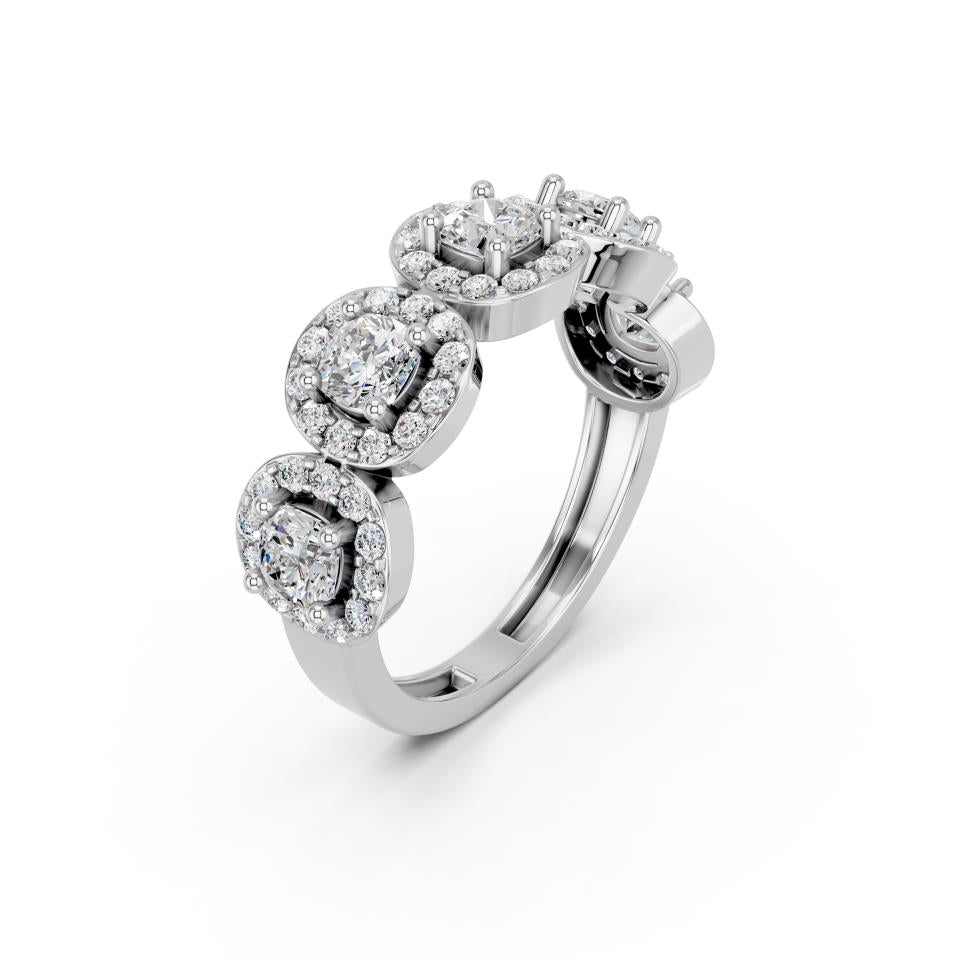 CUSHION FANCY HALO RING