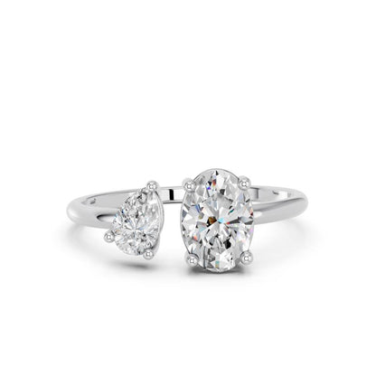 HEART & OVAL TOI MOI RING