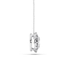 OVAL HALO PENDANT