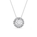 ROUND HALO PENDANT