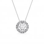 ROUND HALO PENDANT