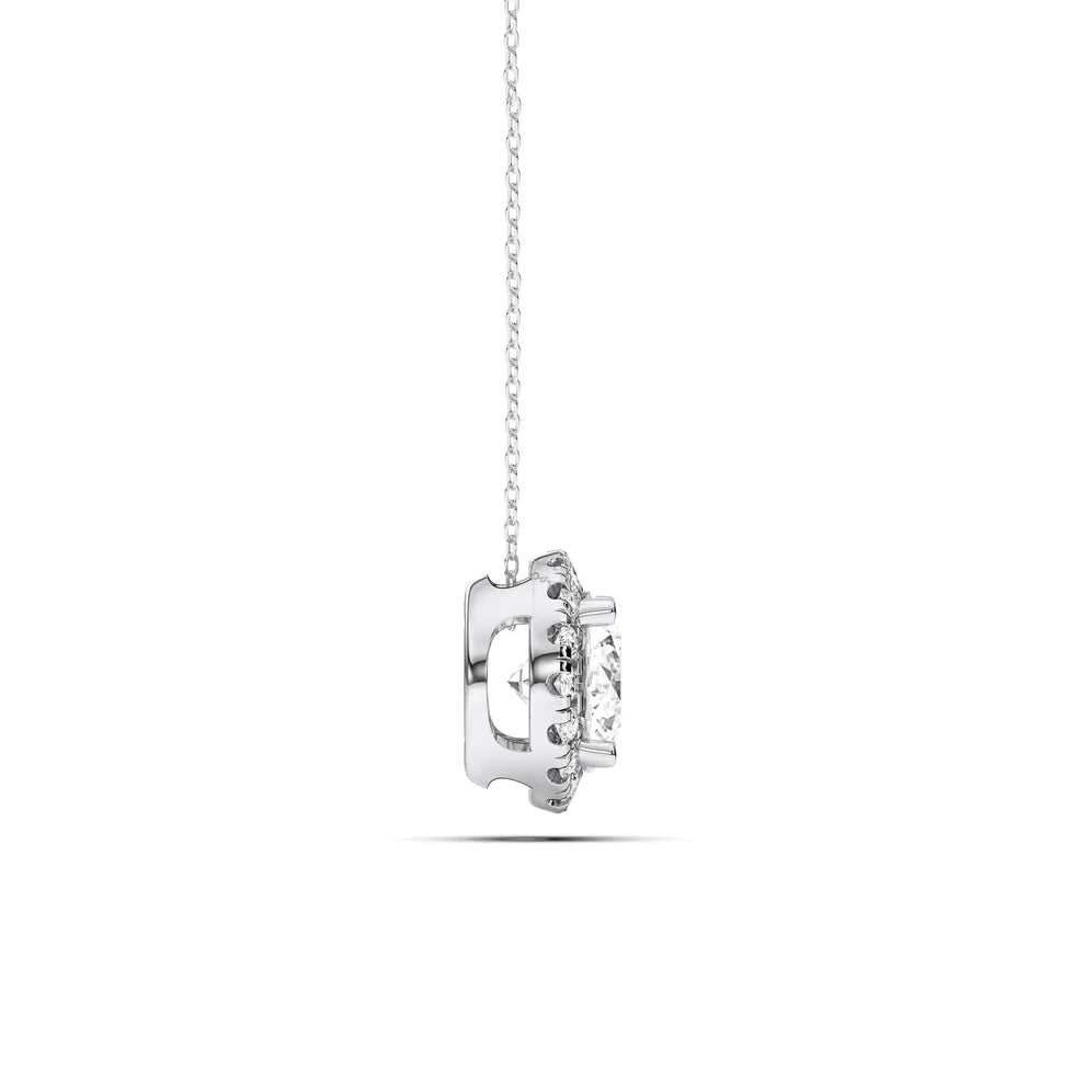 ROUND HALO PENDANT