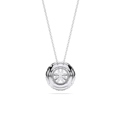 ROUND HALO PENDANT - M&D Signature Jewels