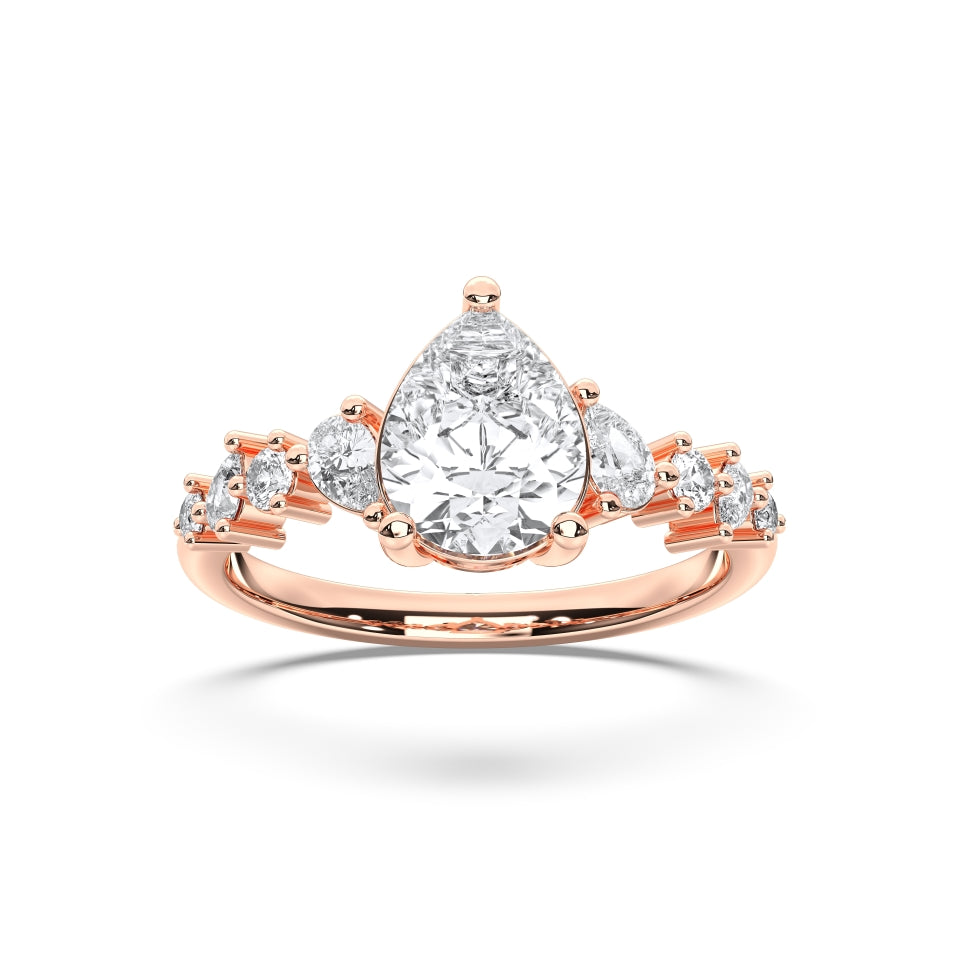 PEAR NATURE INSPIRED RING - M&D Signature Jewels