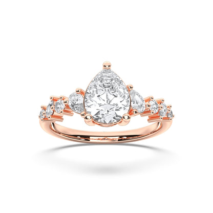 PEAR NATURE INSPIRED RING - M&D Signature Jewels