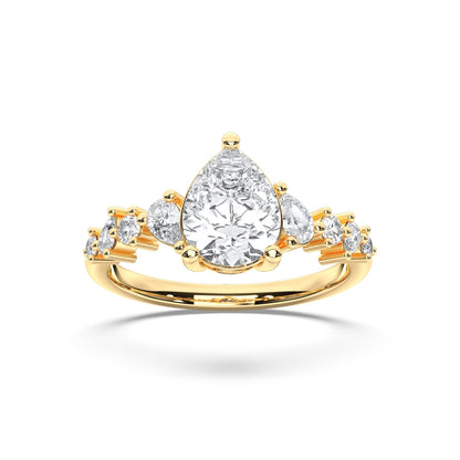PEAR NATURE INSPIRED RING - M&D Signature Jewels