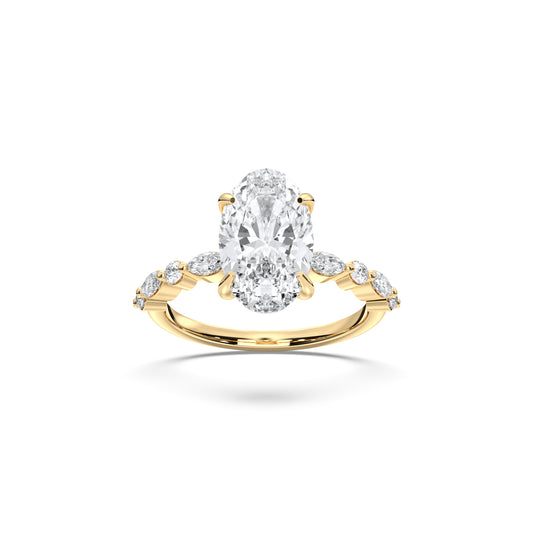 OVAL NATURE INSPIRED RING