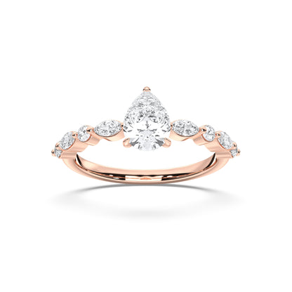PEAR NATURE INSPIRED RING - M&D Signature Jewels