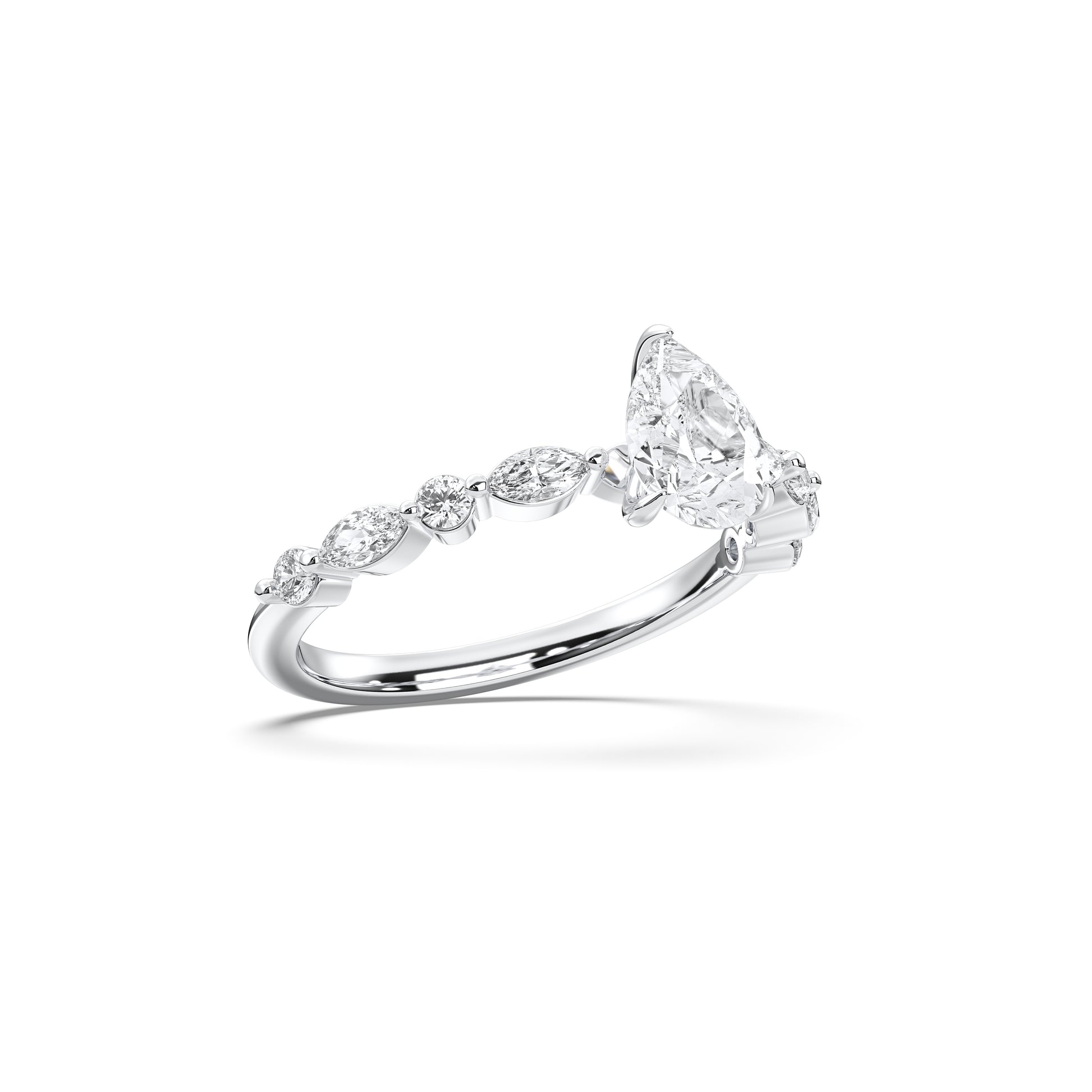 PEAR NATURE INSPIRED RING - M&D Signature Jewels