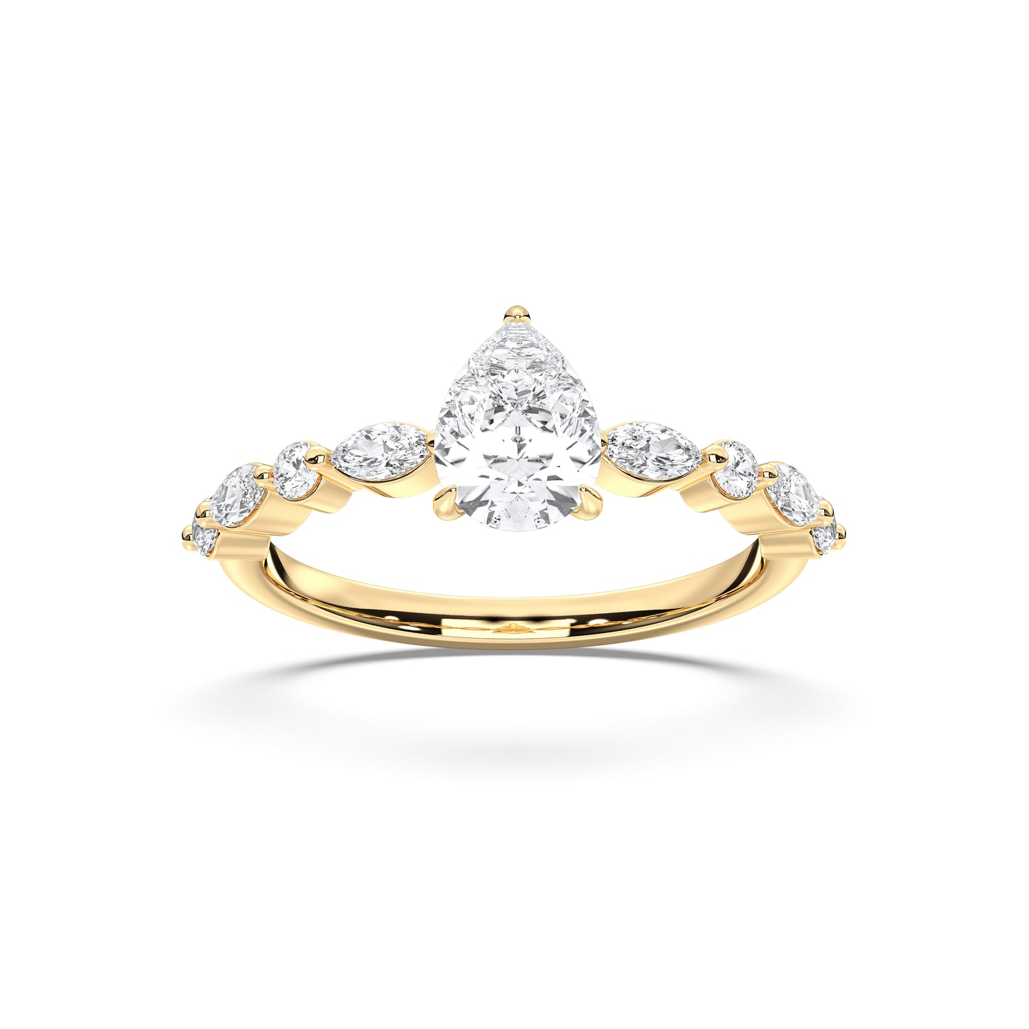 PEAR NATURE INSPIRED RING - M&D Signature Jewels