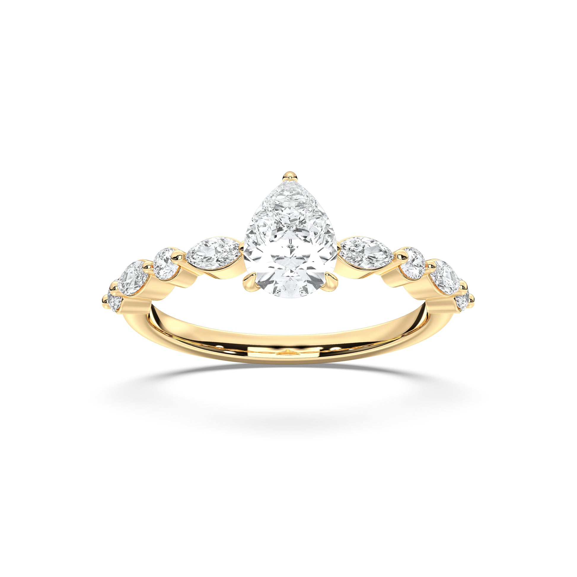 PEAR NATURE INSPIRED RING - M&D Signature Jewels