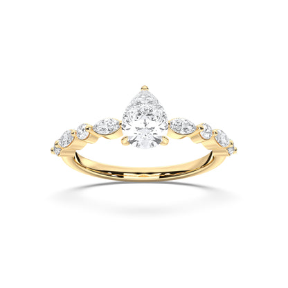 PEAR NATURE INSPIRED RING - M&D Signature Jewels