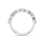 MARQUISE ROUND WEDDING BAND