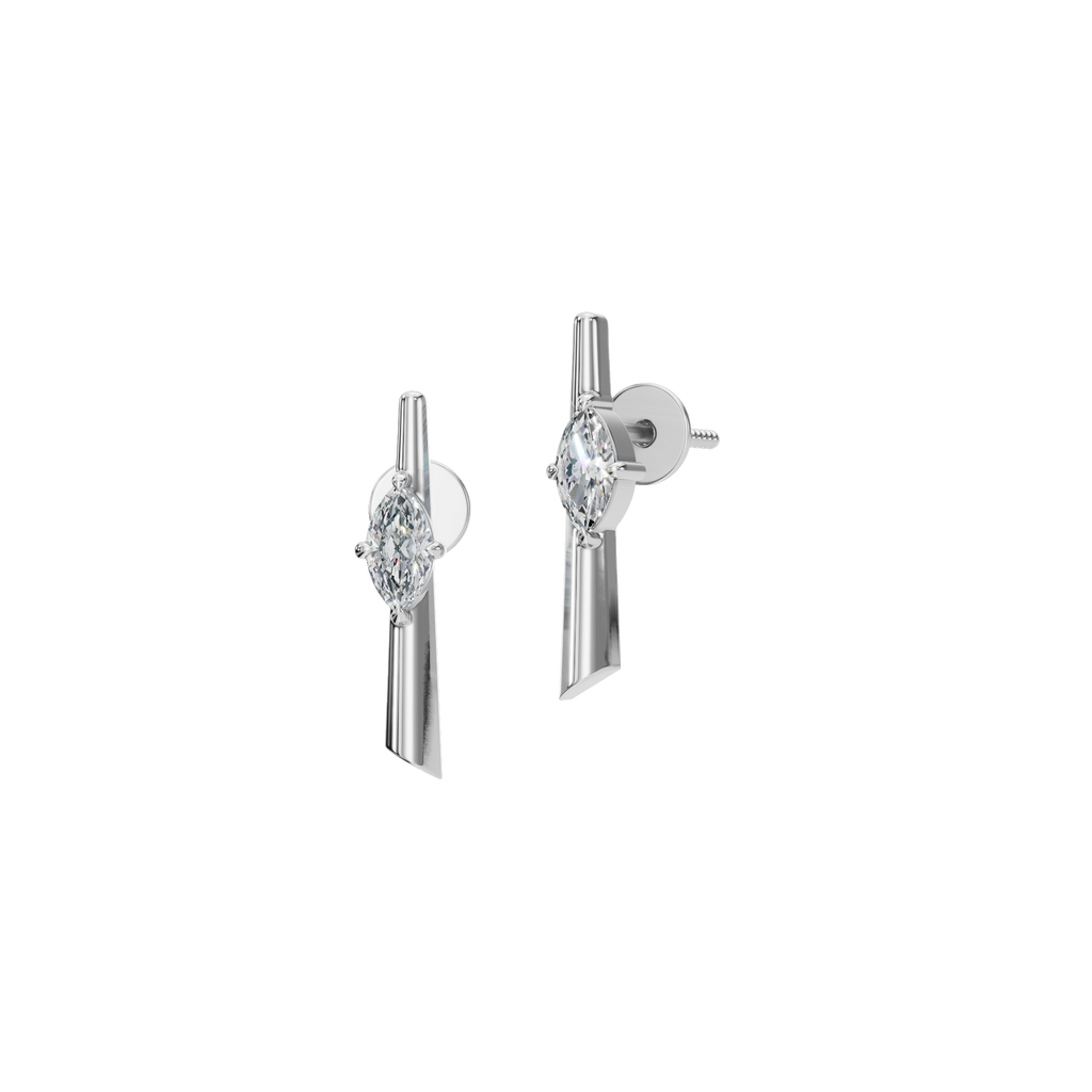 SLEEK MARQUISE EARRING
