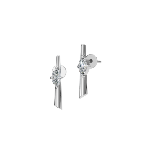 SLEEK MARQUISE EARRING