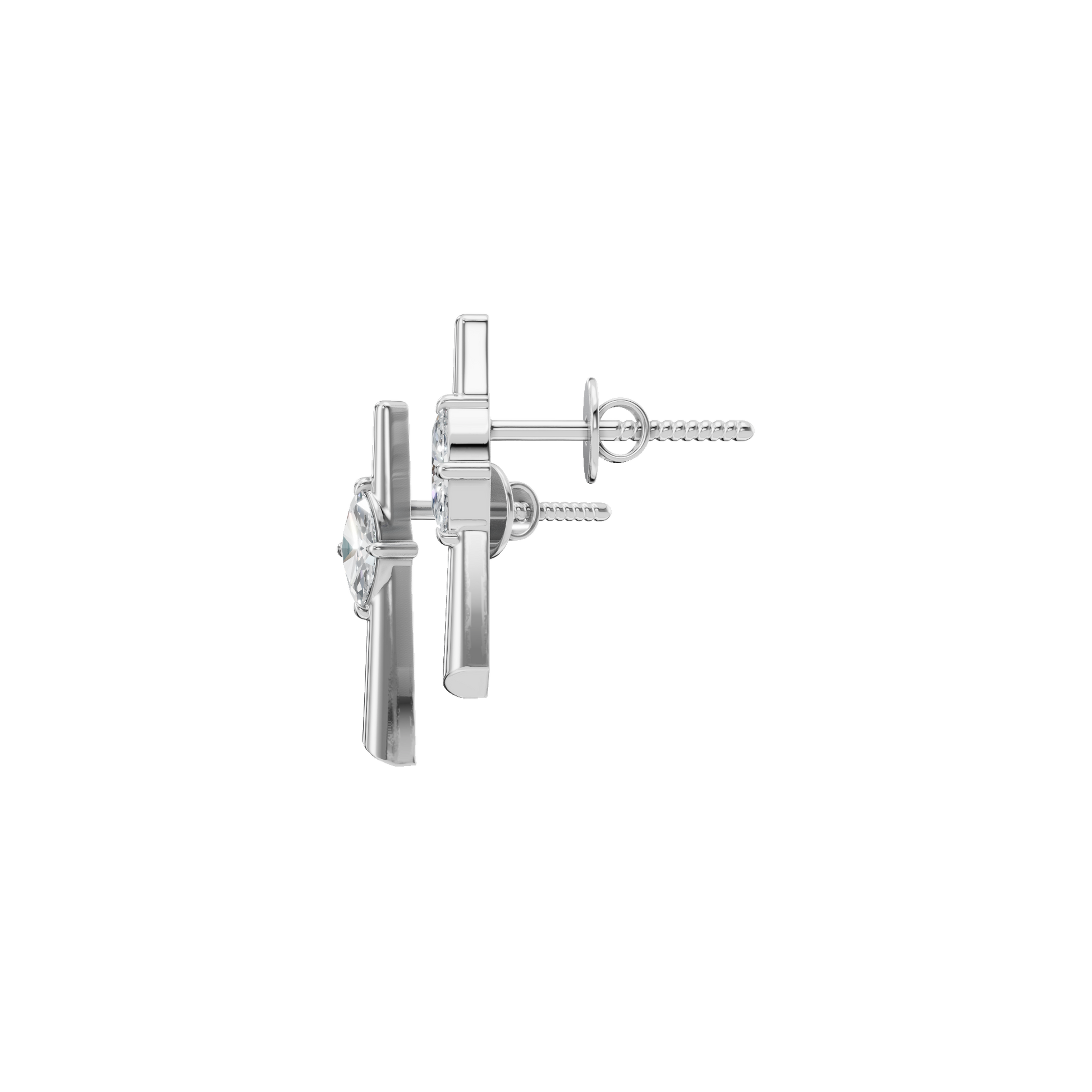 SLEEK MARQUISE EARRING - M&D Signature Jewels