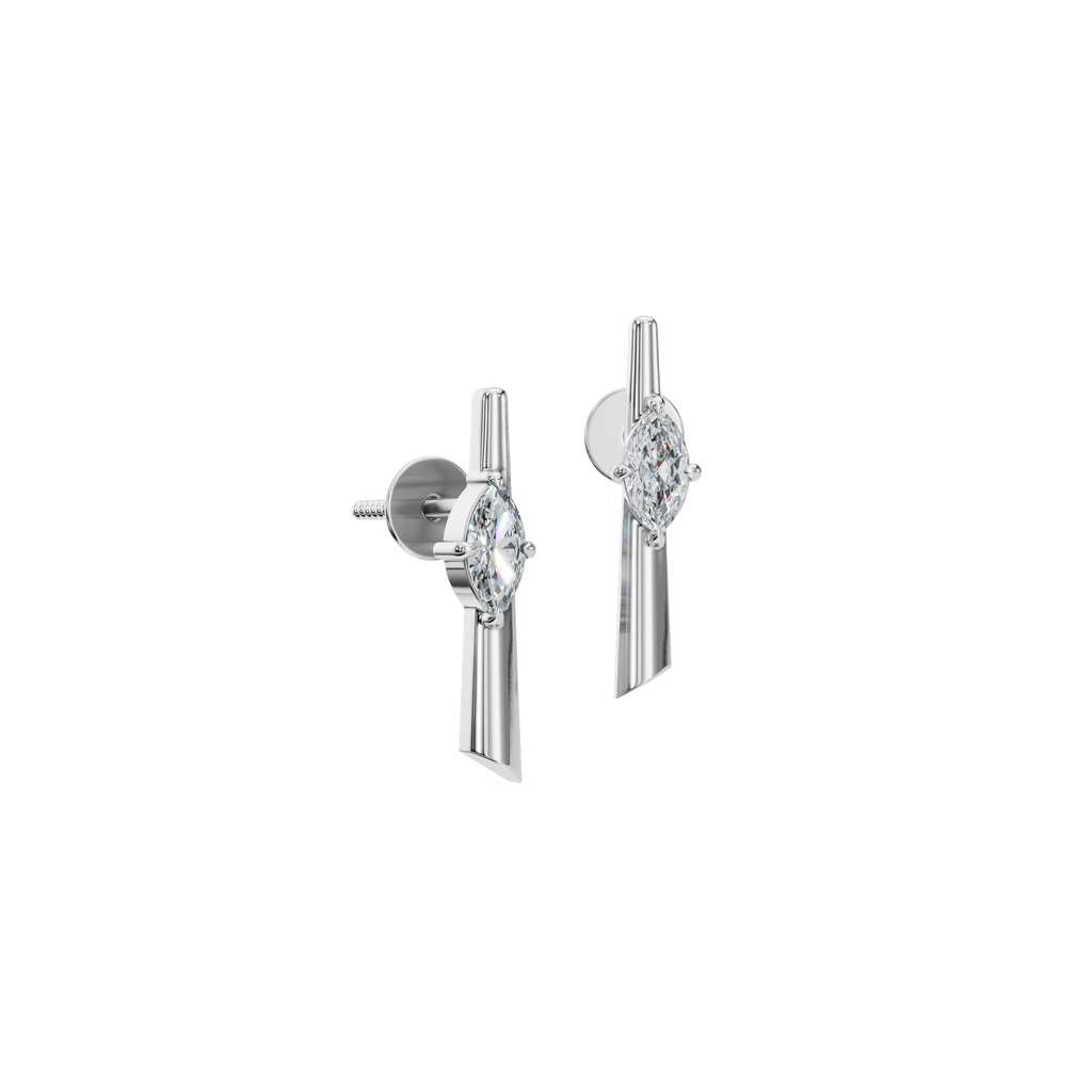 SLEEK MARQUISE EARRING