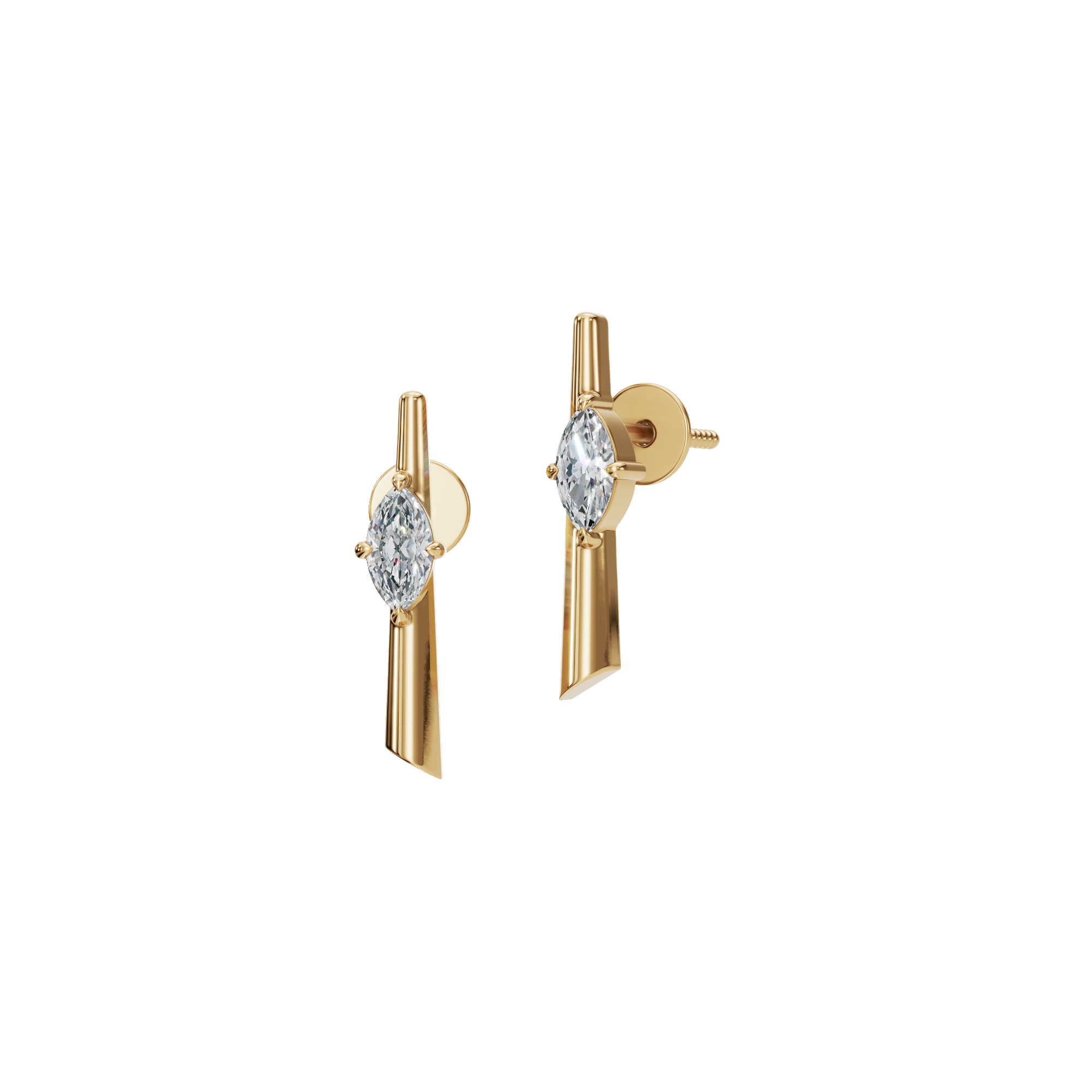 SLEEK MARQUISE EARRING