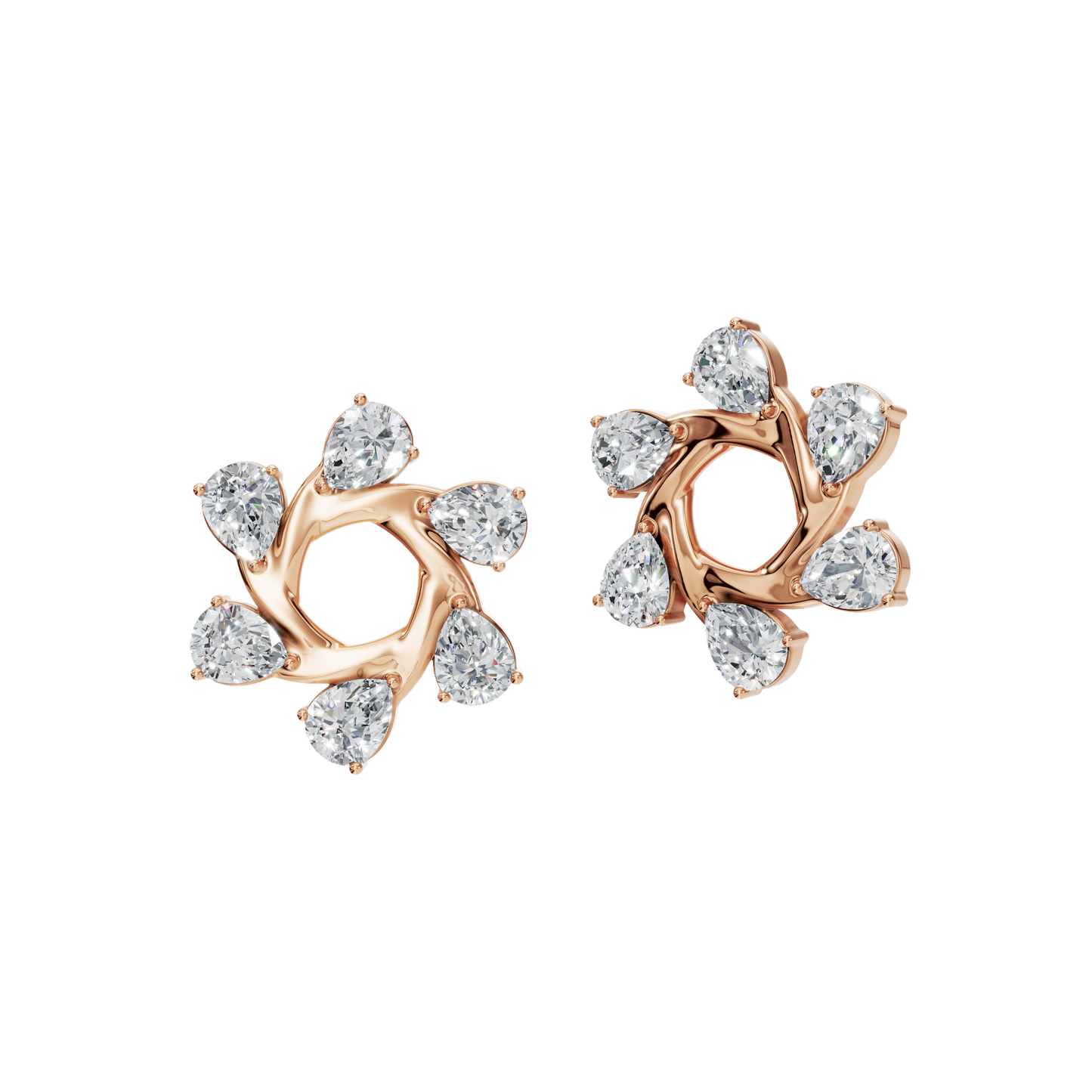 PEAR FANCY EARRING - M&D Signature Jewels