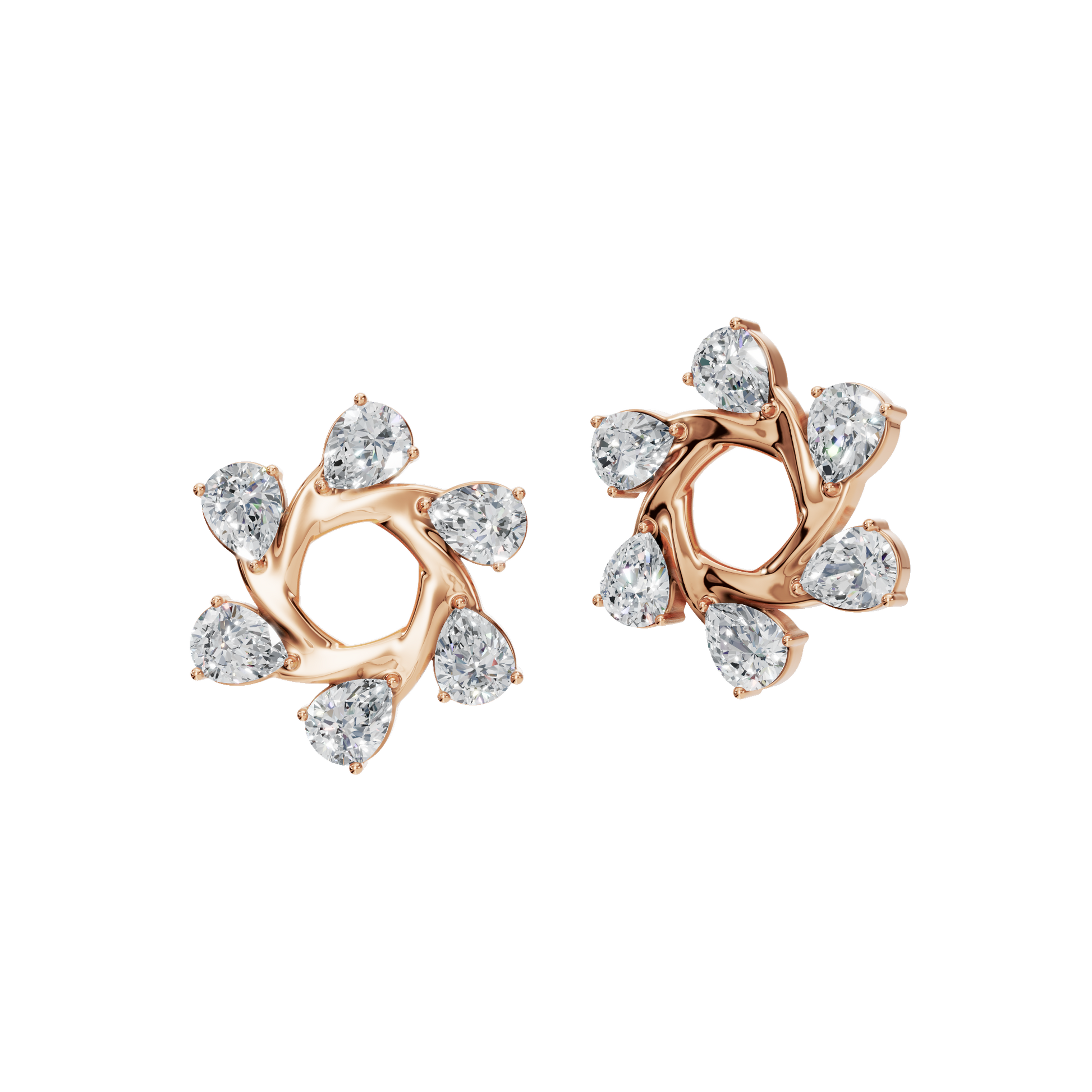 PEAR FANCY EARRING - M&D Signature Jewels