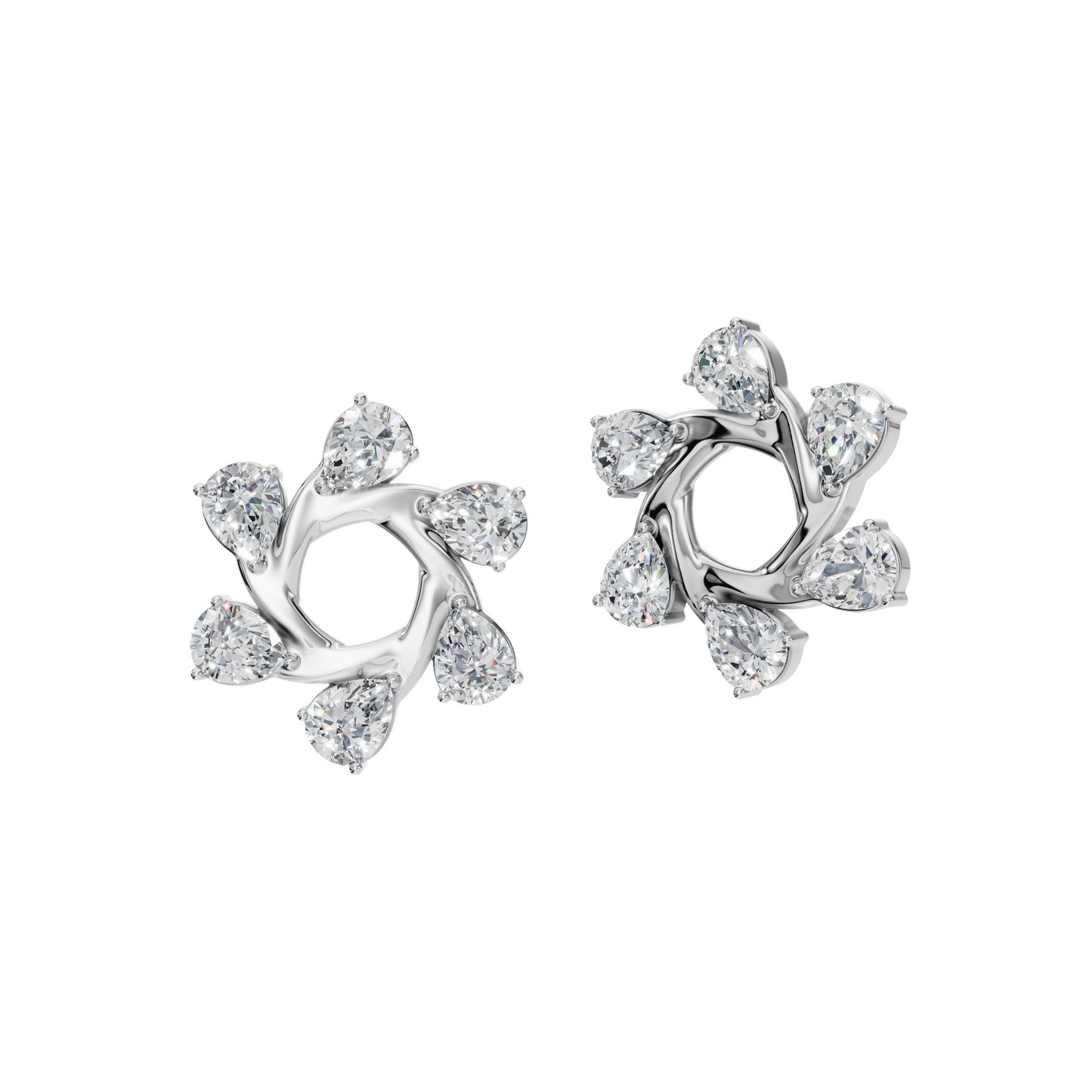 PEAR FANCY EARRING - M&D Signature Jewels