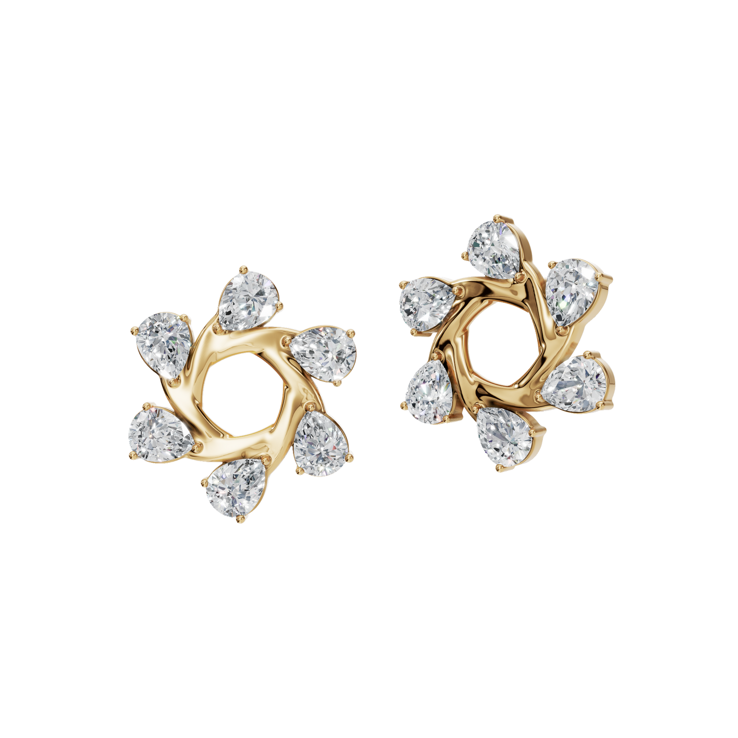 PEAR FANCY EARRING - M&D Signature Jewels