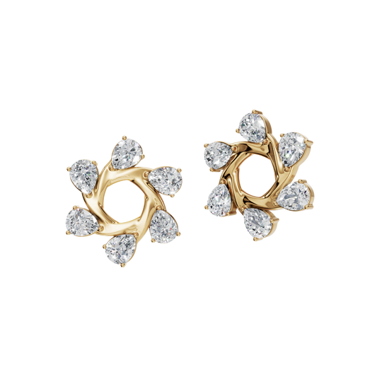PEAR FANCY EARRING - M&D Signature Jewels