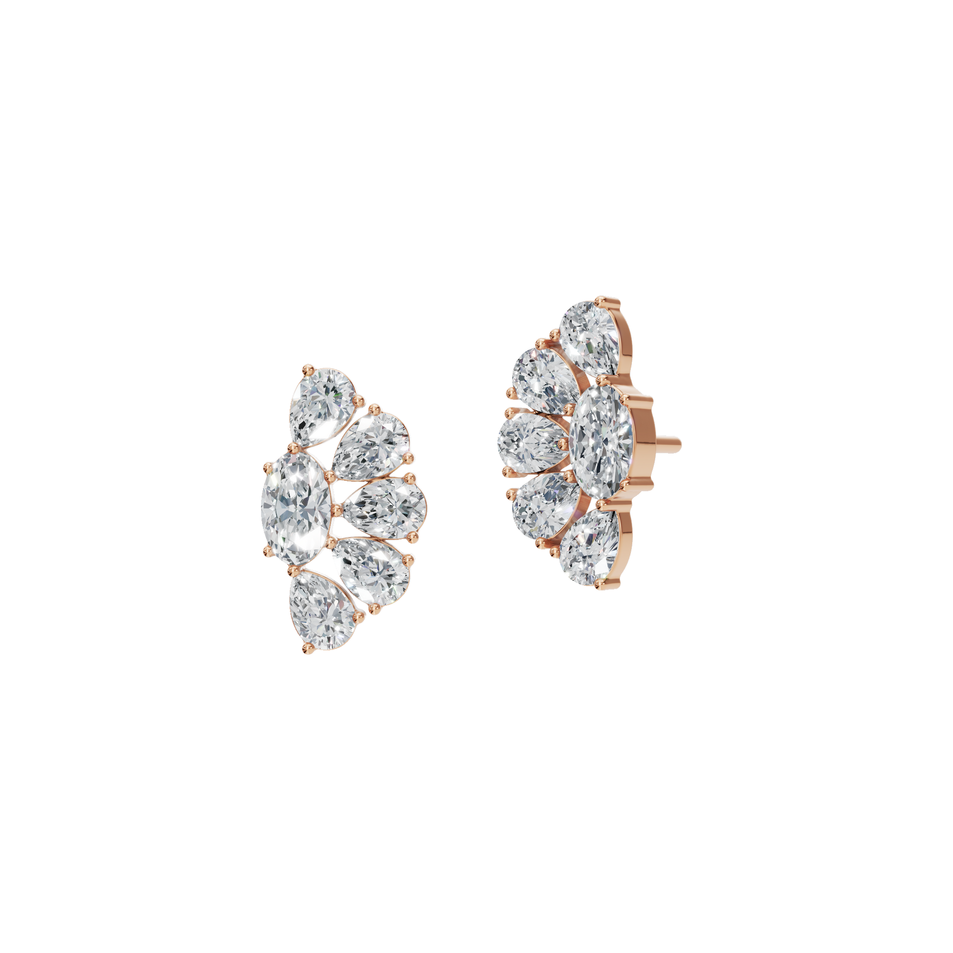 OVAL PEAR EARRING - M&D Signature Jewels