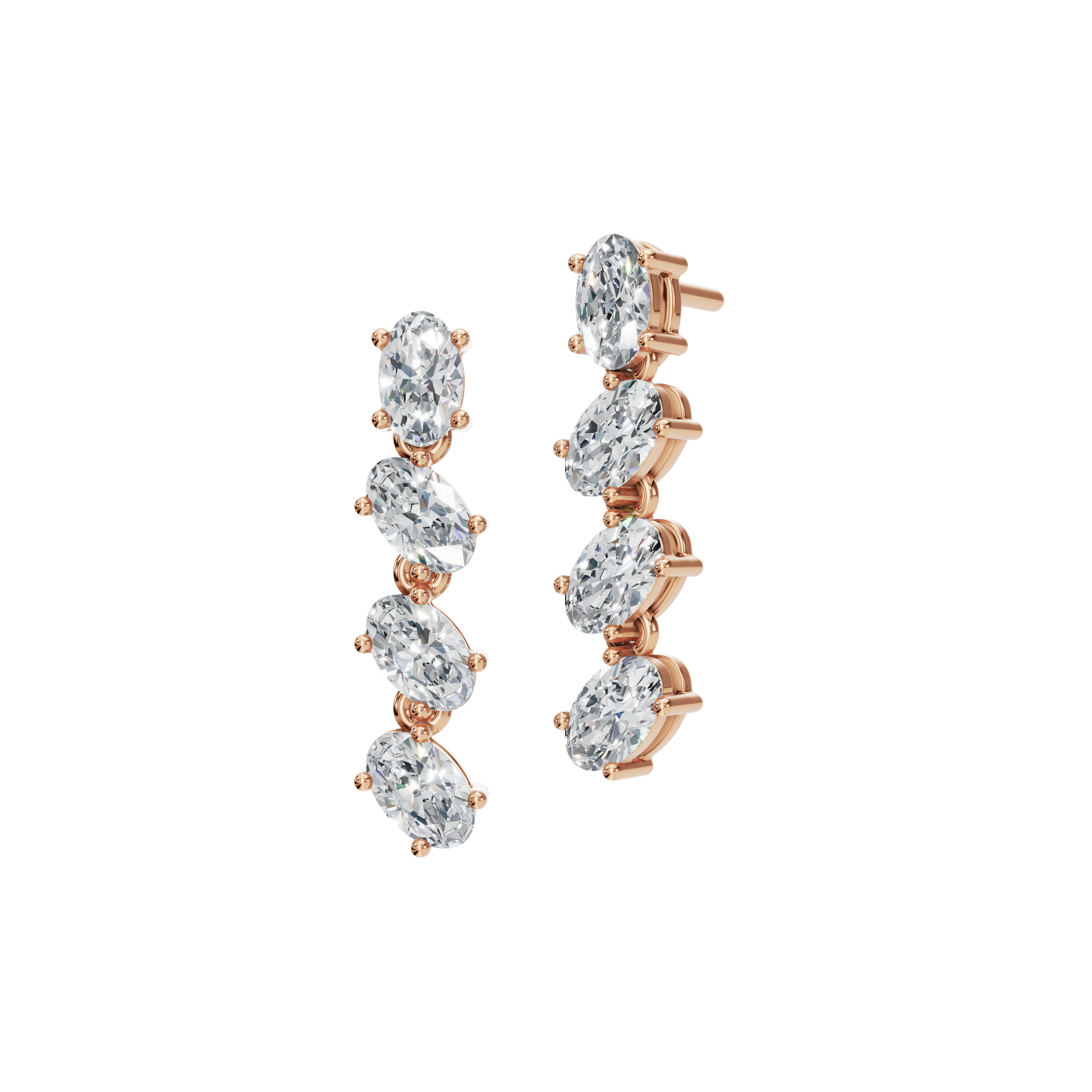 OVAL DROP EARRING - M&D Signature Jewels