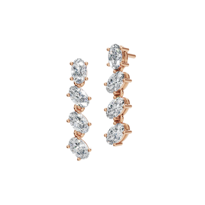 OVAL DROP EARRING - M&D Signature Jewels