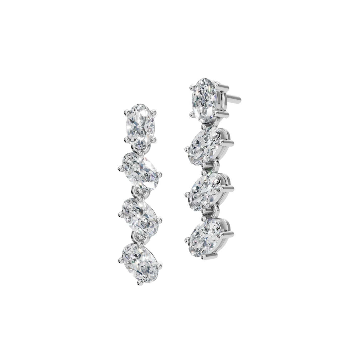 OVAL DROP EARRING - M&D Signature Jewels