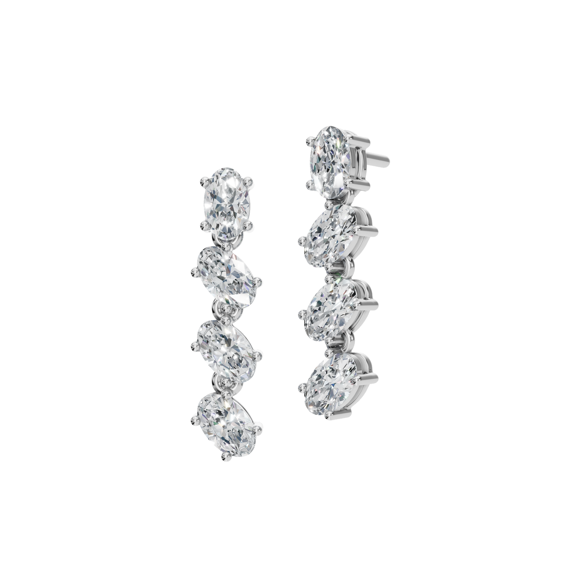 OVAL DROP EARRING - M&D Signature Jewels