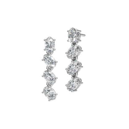OVAL DROP EARRING - M&D Signature Jewels