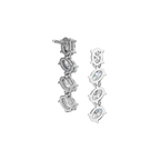 OVAL DROP EARRING