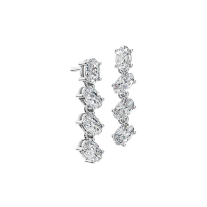 OVAL DROP EARRING - M&D Signature Jewels