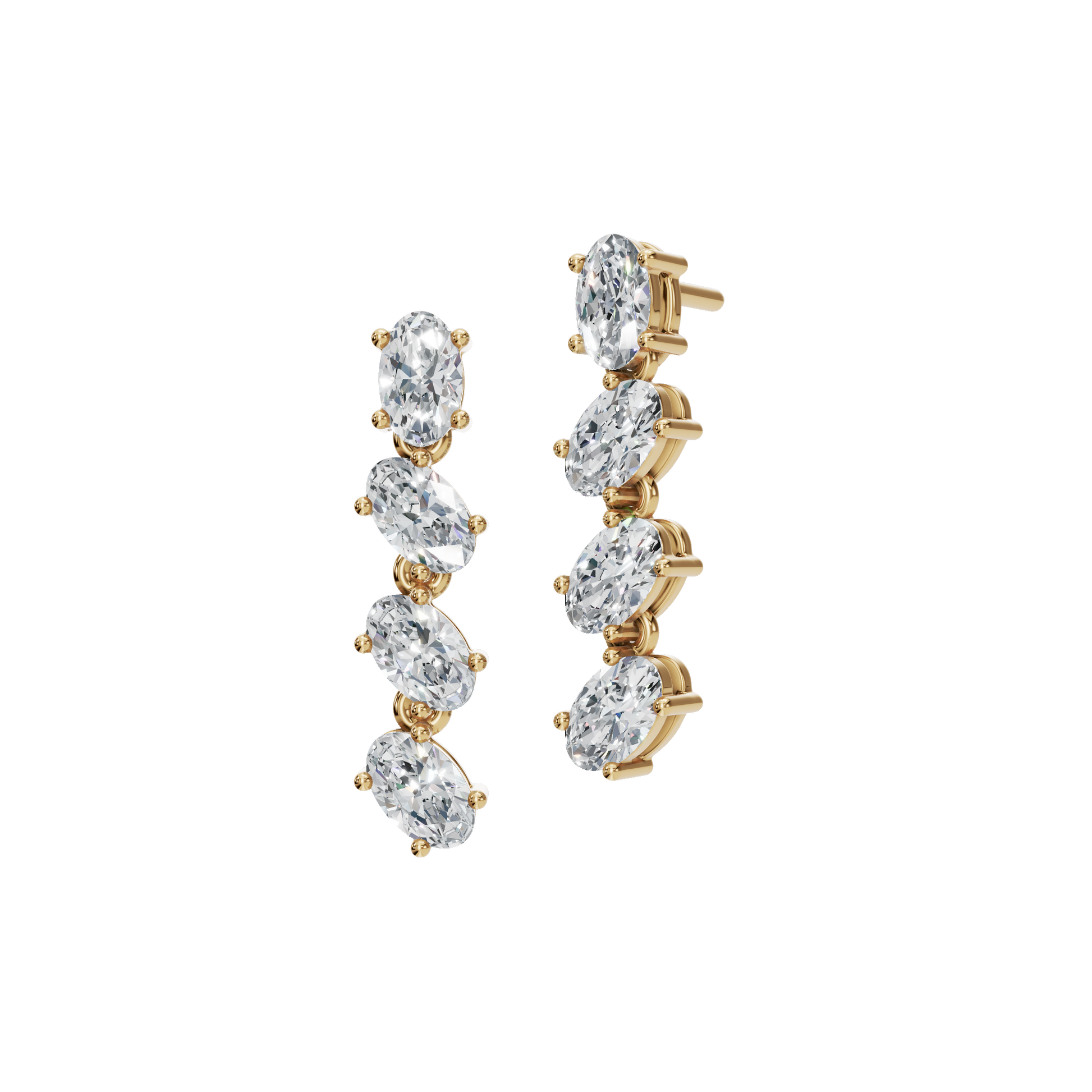 OVAL DROP EARRING - M&D Signature Jewels