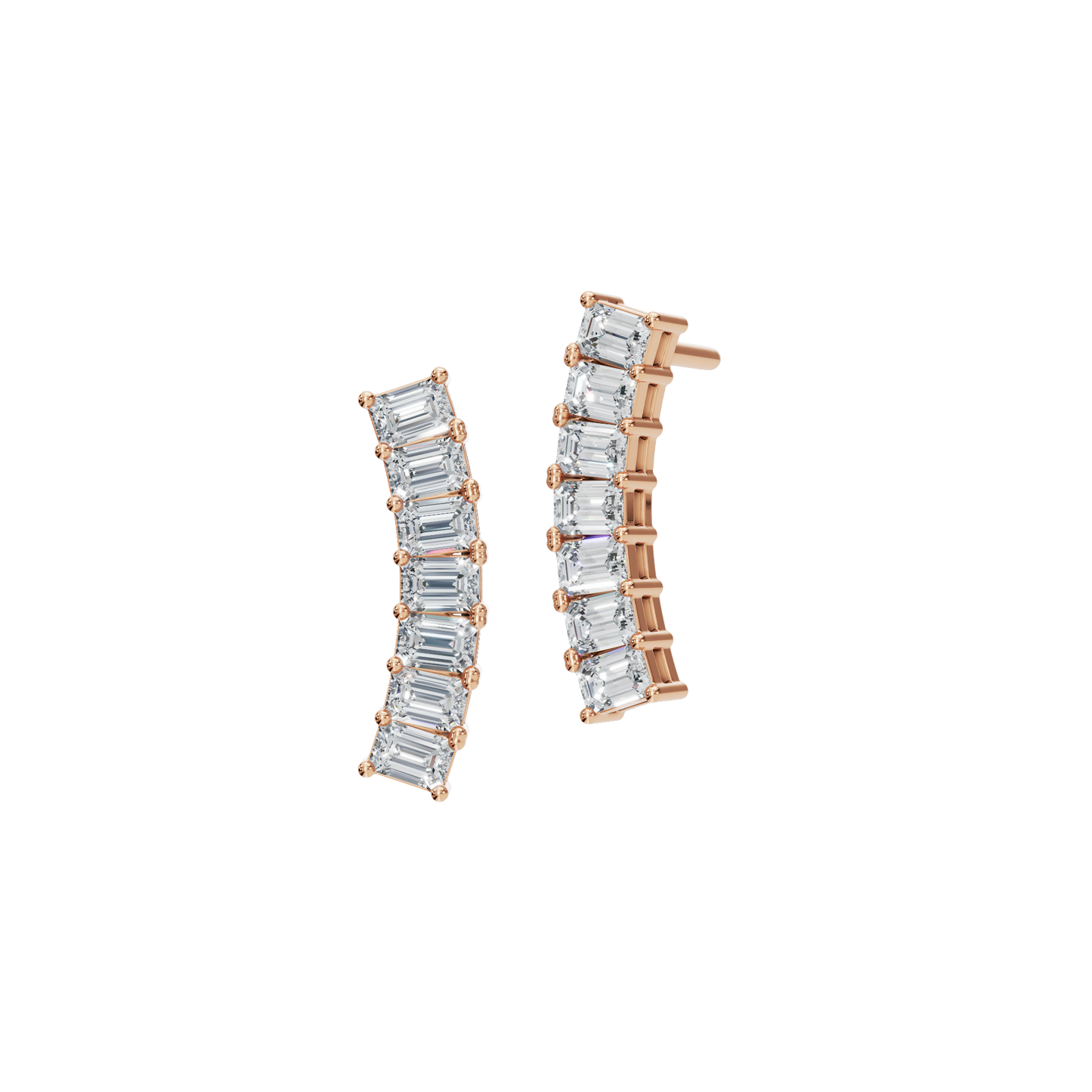 BAGUETTE EARRING - M&D Signature Jewels