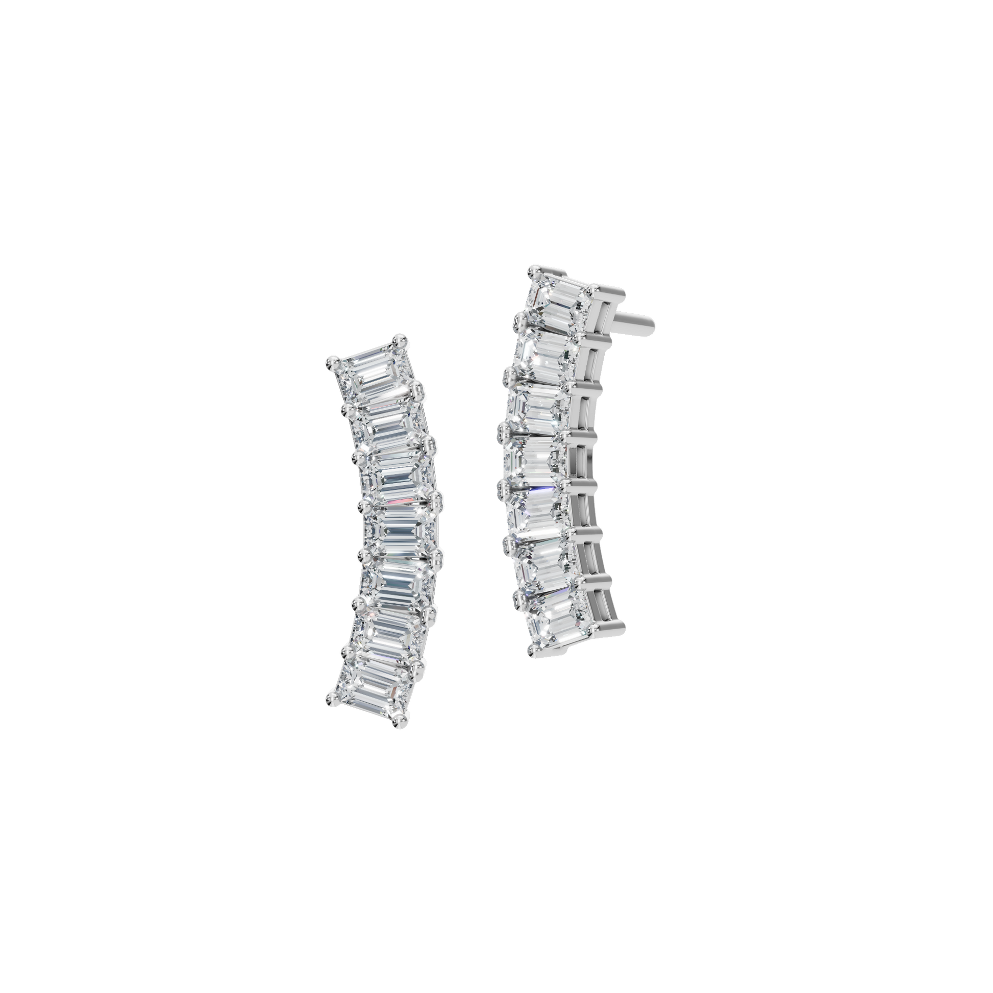 BAGUETTE EARRING - M&D Signature Jewels