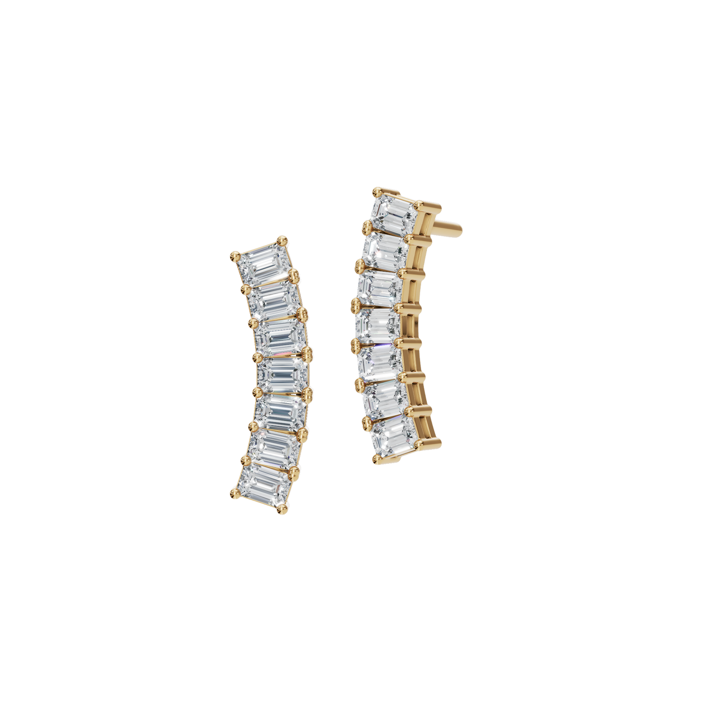 BAGUETTE EARRING - M&D Signature Jewels